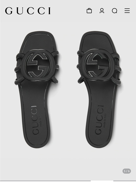 Gucci Shoes - Authentic Gucci Women's Interlocking G slide sandal